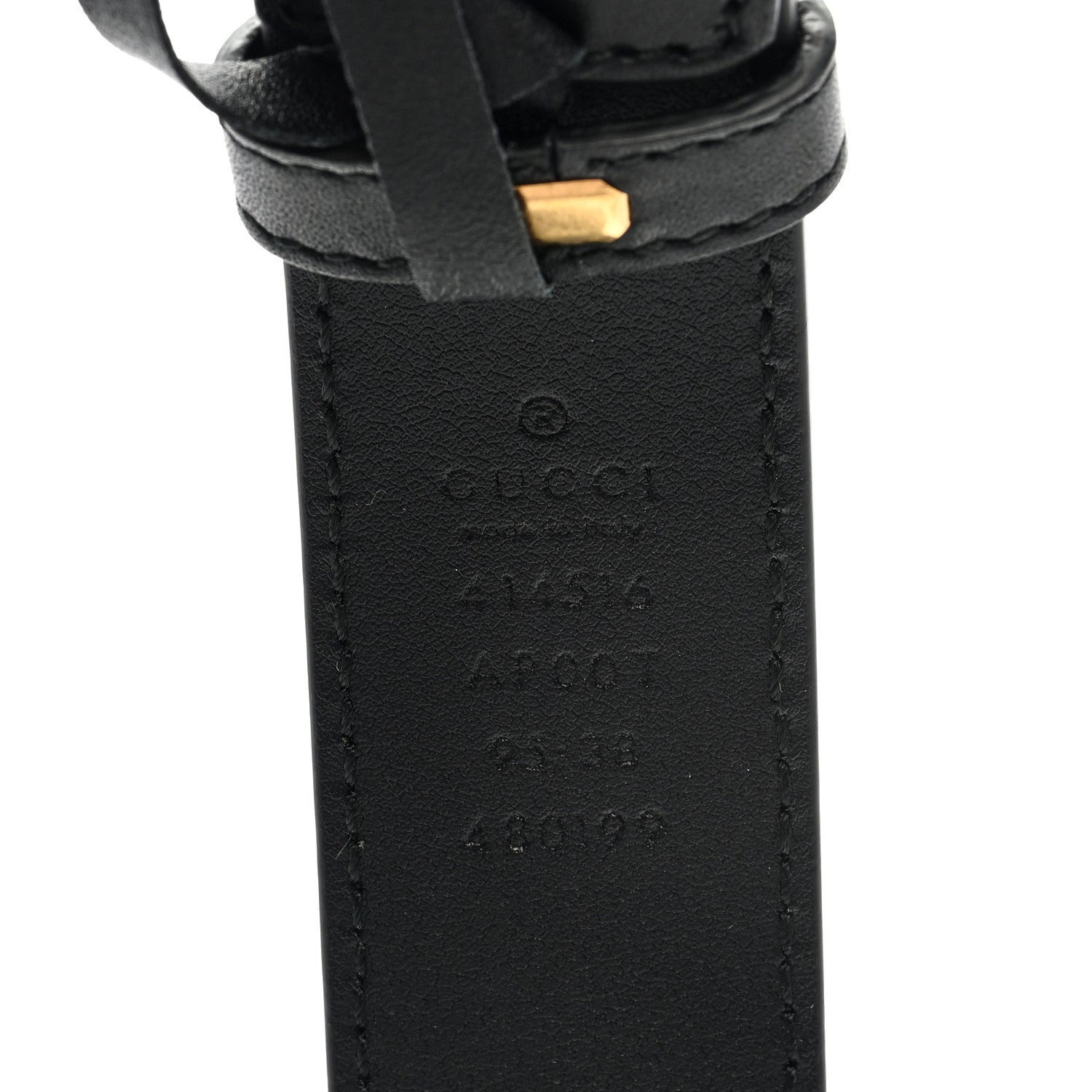 Gucci Moon Calfskin Double G 30mm Belt 95 38 Black 3 of 4