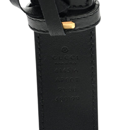 Gucci Moon Calfskin Double G 30mm Belt 95 38 Black 3 of 4