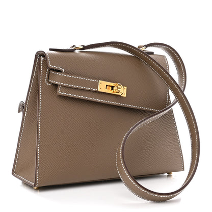 Hermes Epsom Kelly En Desordre Sellier 20 Etoupe 3 of 9