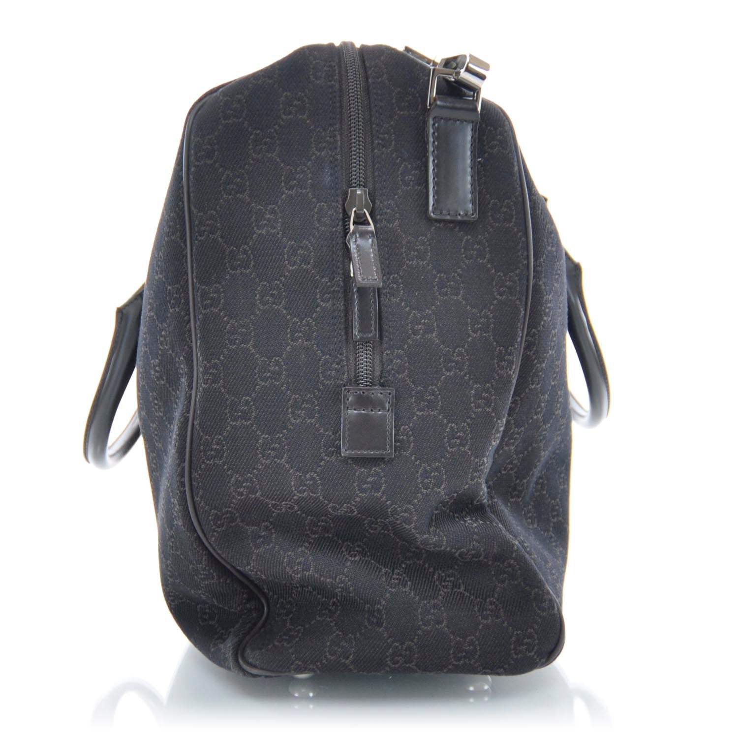 Gucci Monogram Large Duffle Bag Brown 6 of 11