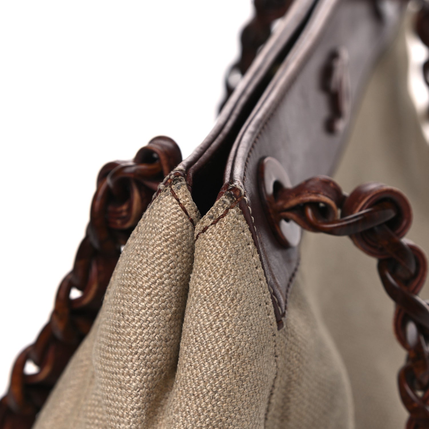 Chanel Linen Tote Beige 20 of 22