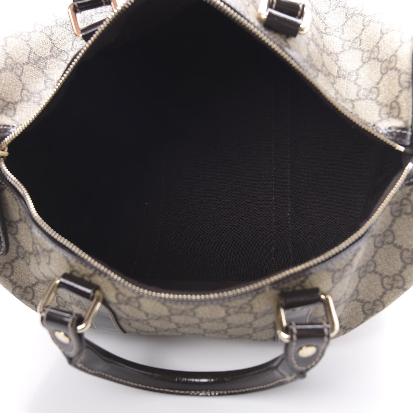 GG Plus Monogram Medium Joy Boston Dark Brown