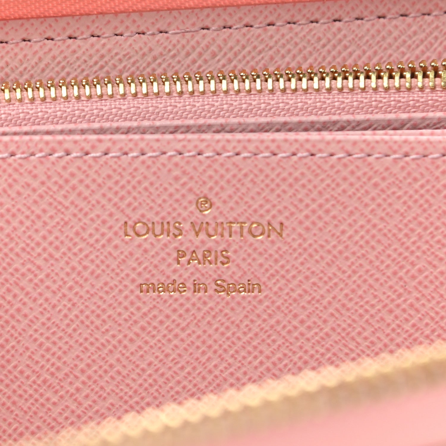 Louis Vuitton Damier Azur Zippy Wallet Rose Ballerine 6 of 8