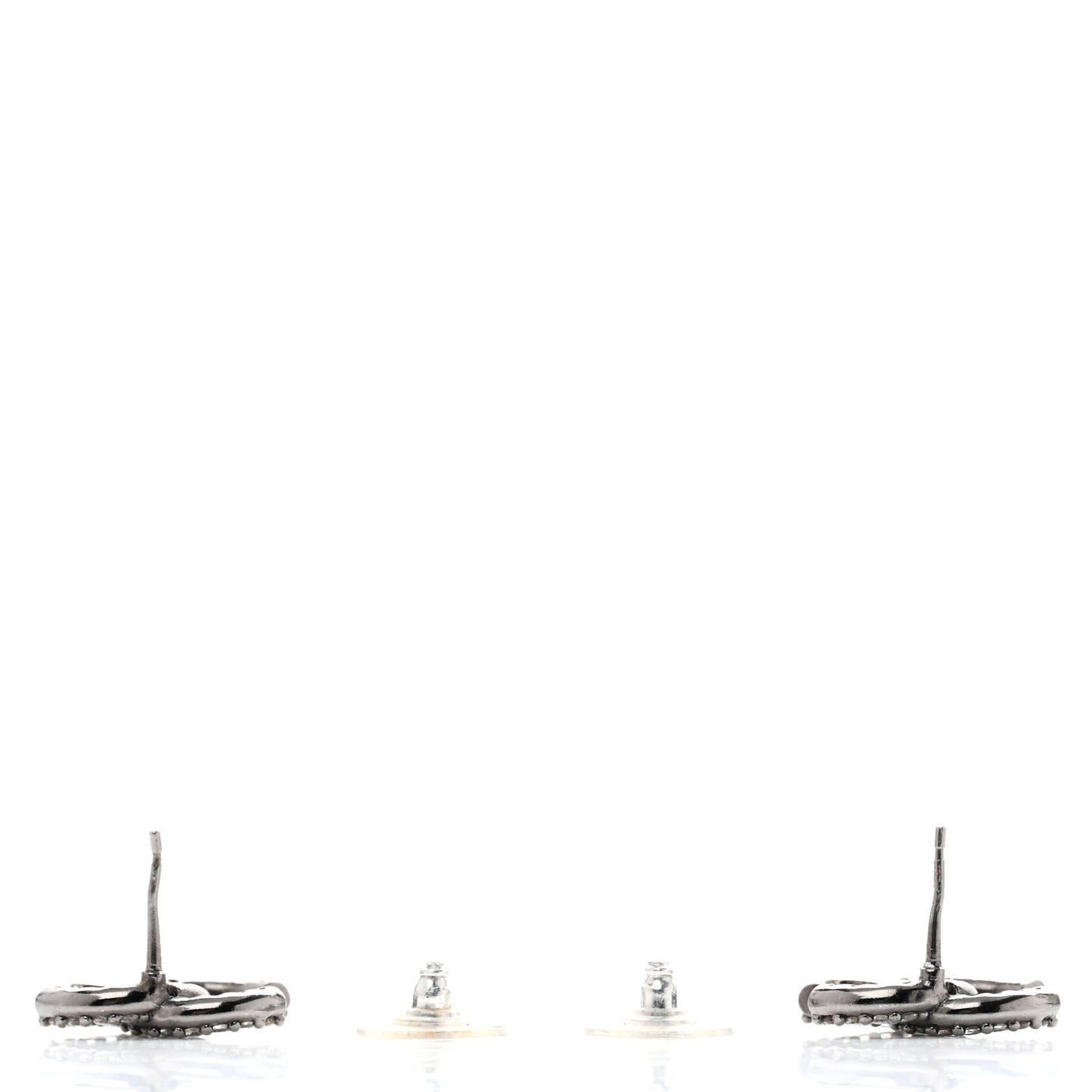 Ruthenium Crystal CC Earrings