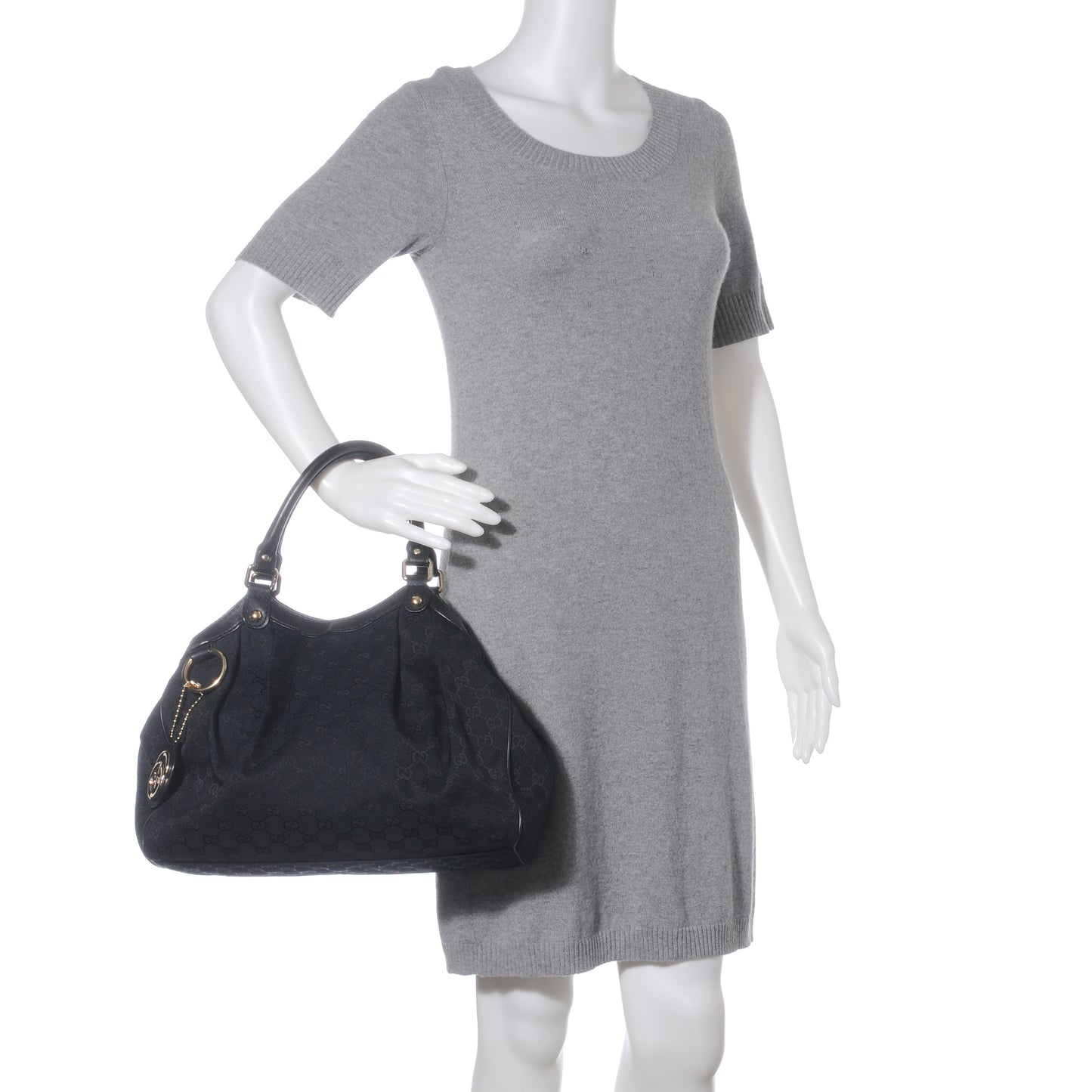 Monogram Medium Sukey Black