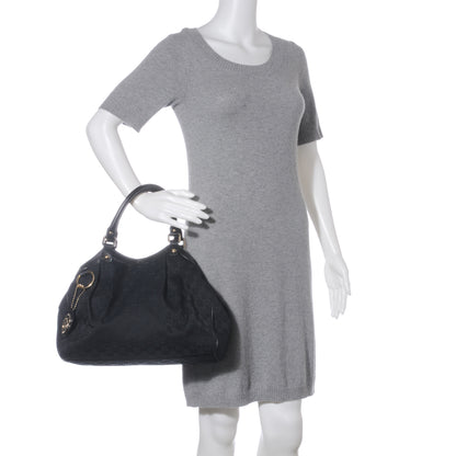 Gucci Monogram Medium Sukey Black 2 of 8