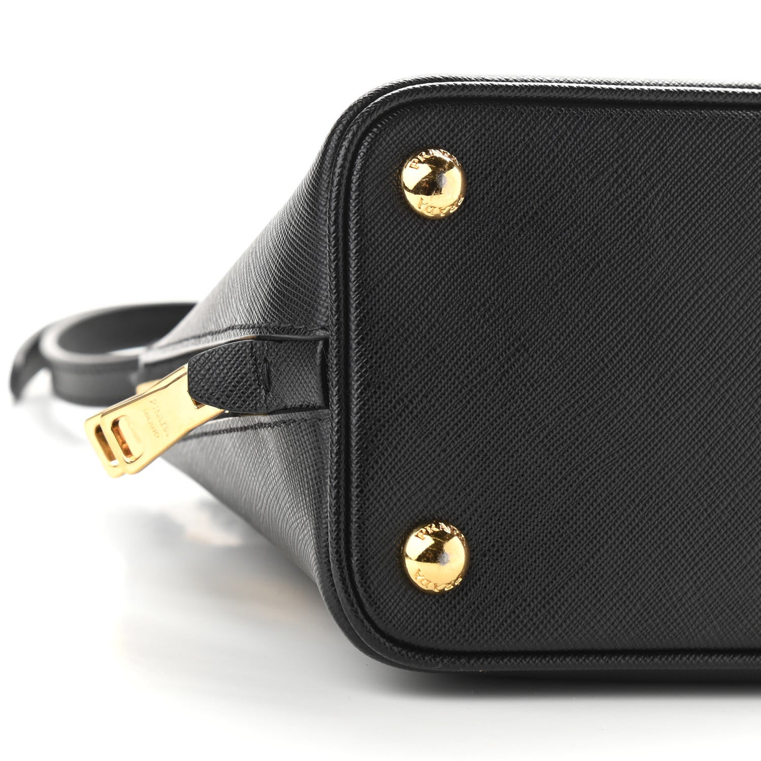 Prada Saffiano Lux Mini Promenade Tote Black 8 of 9