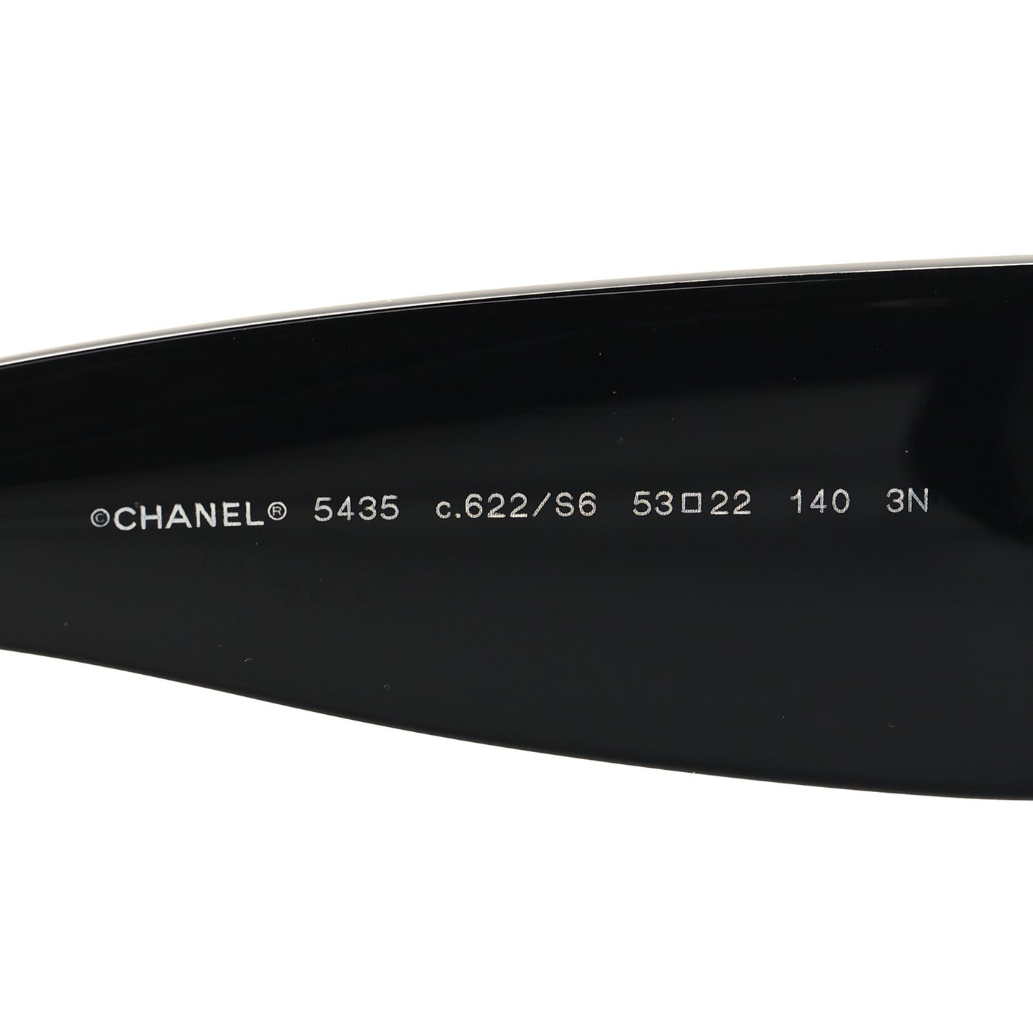 Acetate Rectangle Sunglasses 5435 Black