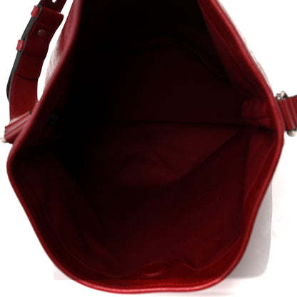 Gucci Fluffy Calfskin Morpheus Hobo Shoulder Bag Red 5 of 10