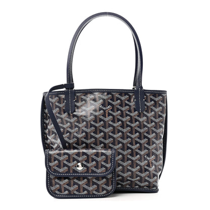 Goyard Goyardine Reversible Mini Anjou Navy 4 of 17