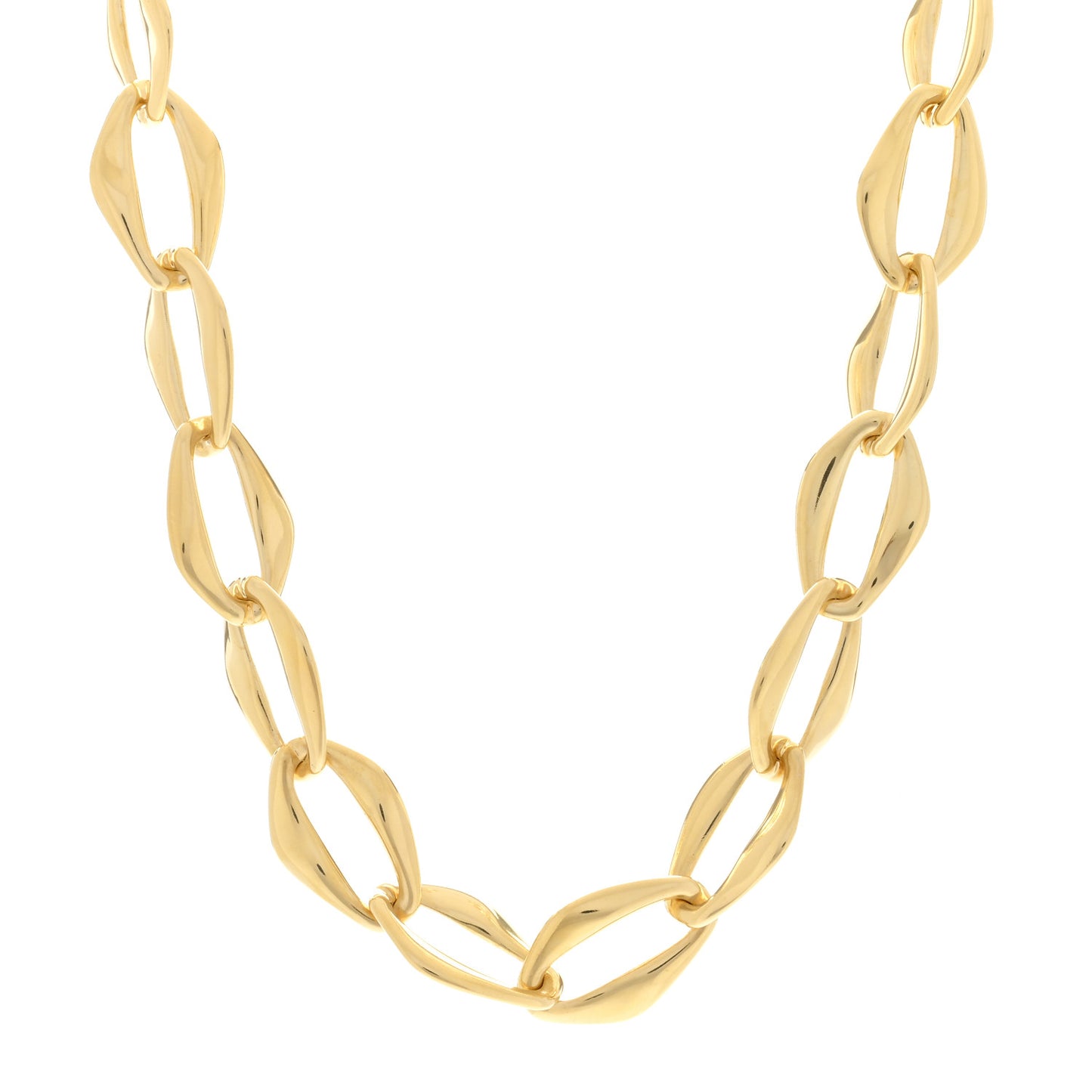 18K Yellow Gold Elsa Peretti Aegean Necklace 18"