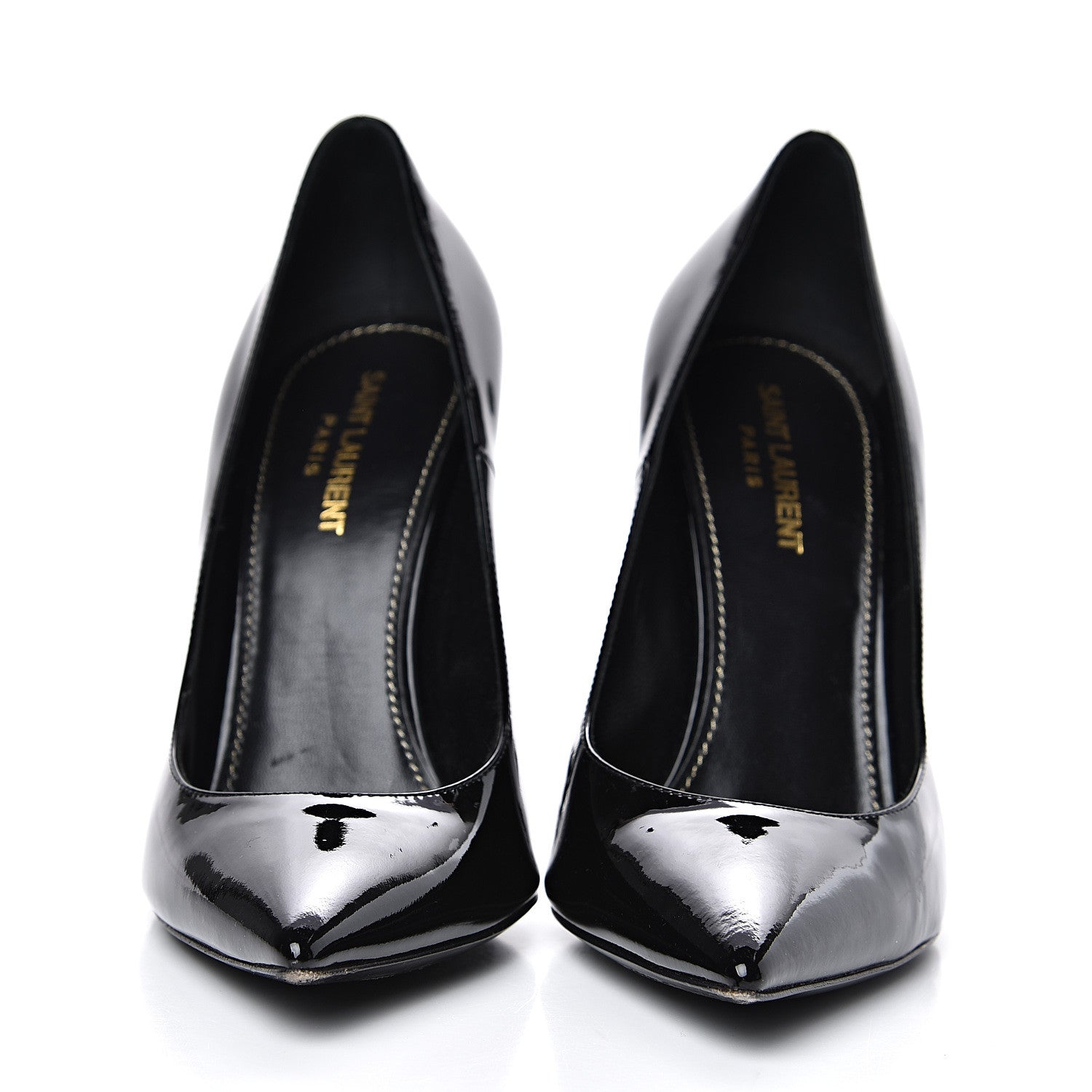 Saint Laurent Patent Opyum 110 Pumps 38.5 Black 2 of 10