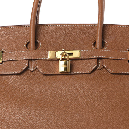 Hermes Togo Birkin 40 Gold 7 of 9