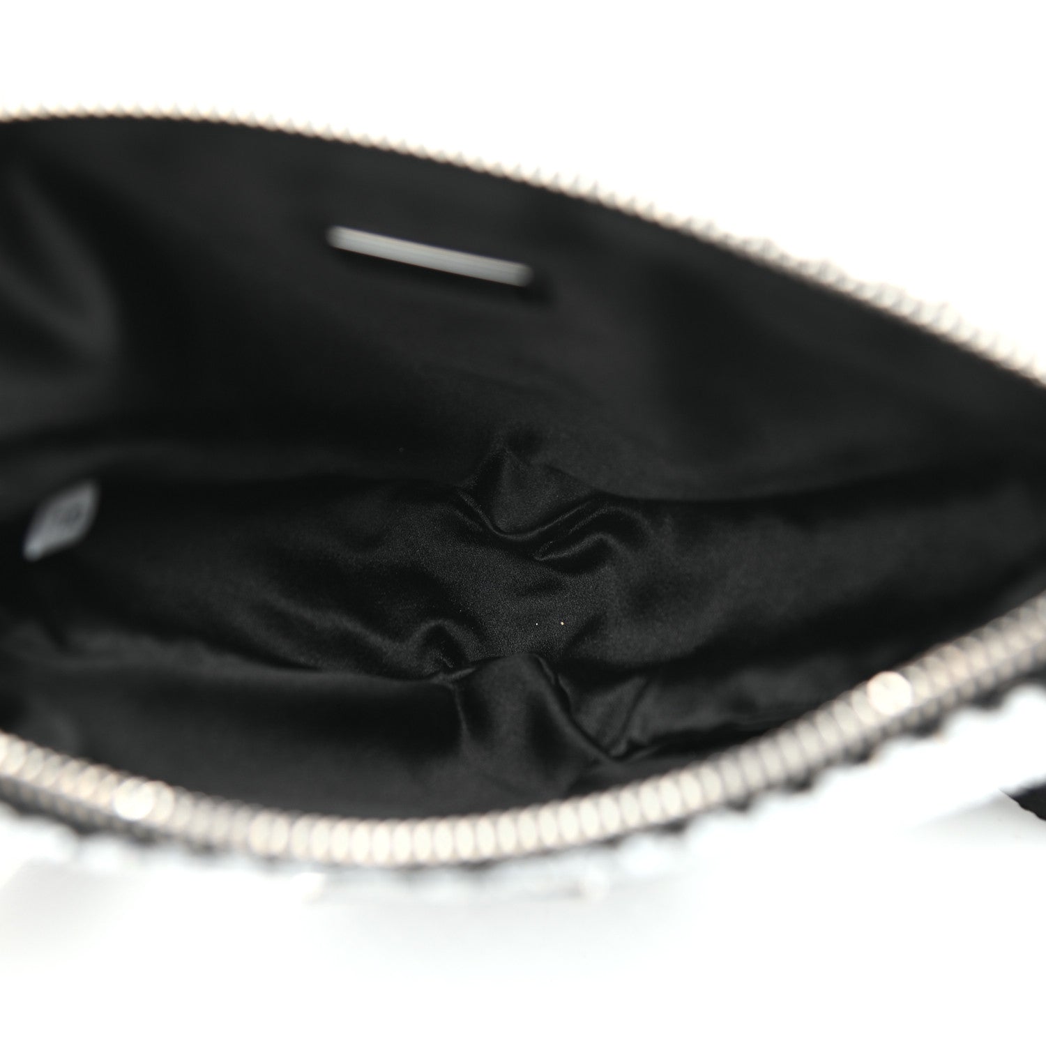 Prada Satin Crystal Triangle Shoulder Bag Cristal 5 of 9