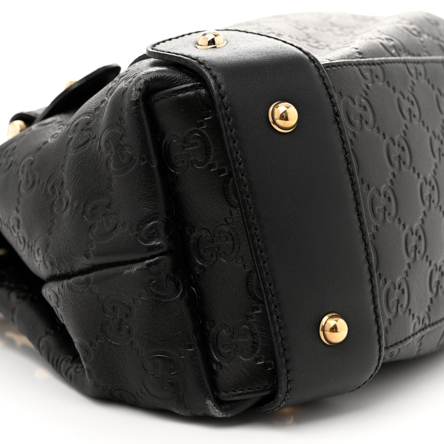Guccissima Small Pelham Shoulder Bag Black