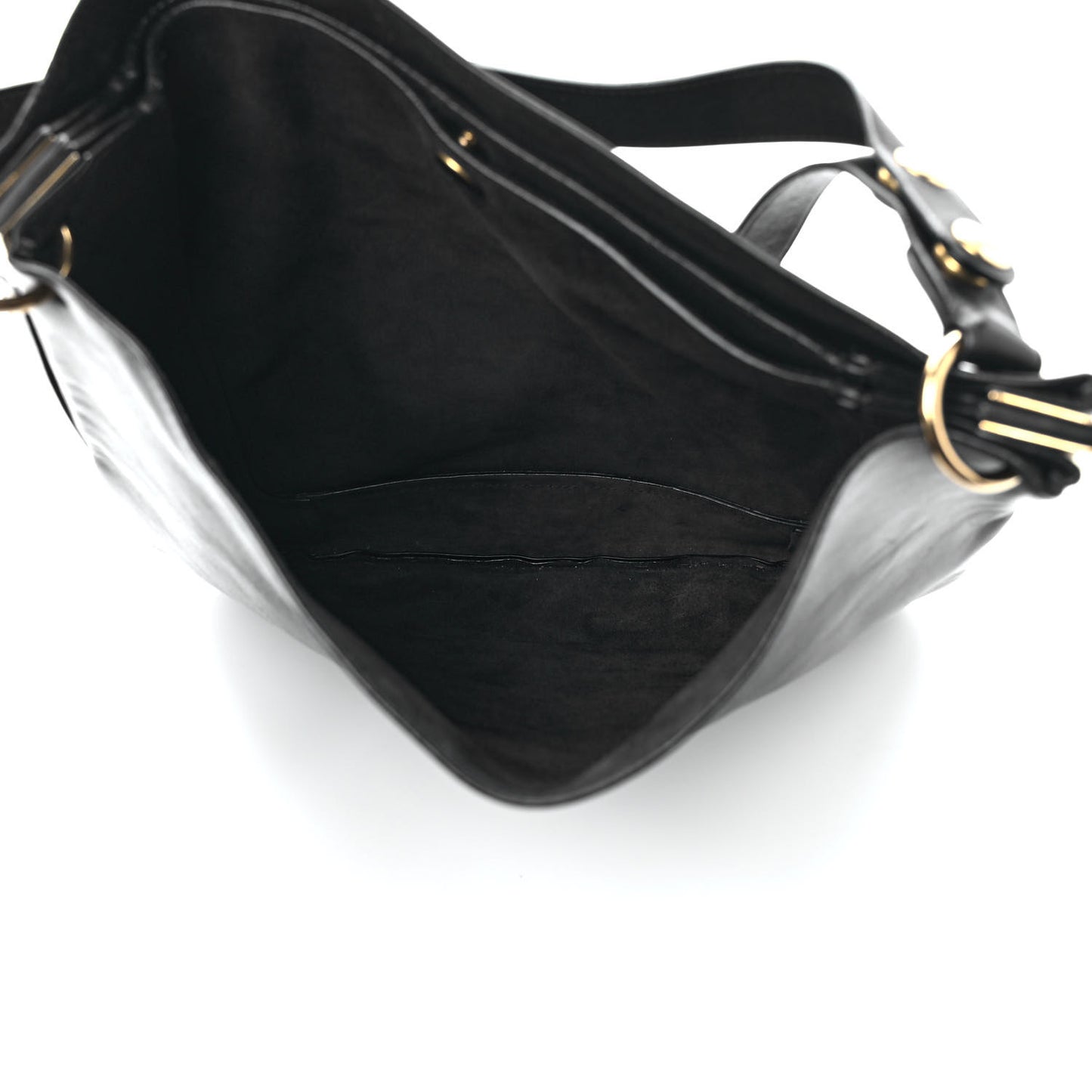Palmelato Calfskin Blade Hobo Black