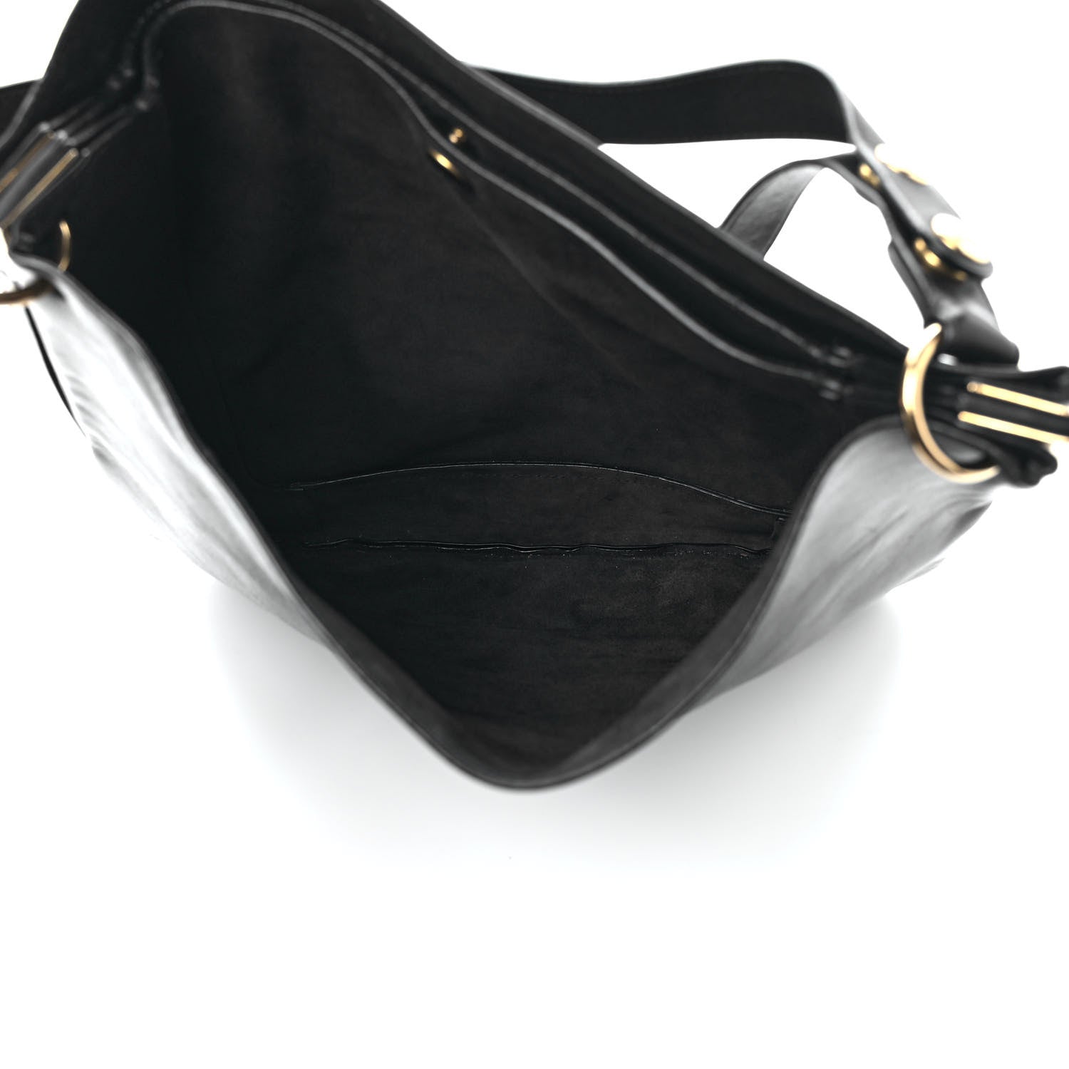 Celine Palmelato Calfskin Blade Hobo Black 4 of 7