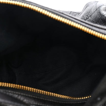 Christian Dior Crinkled Calfskin Macrocannage Medium D-Journey Bag Black 5 of 9
