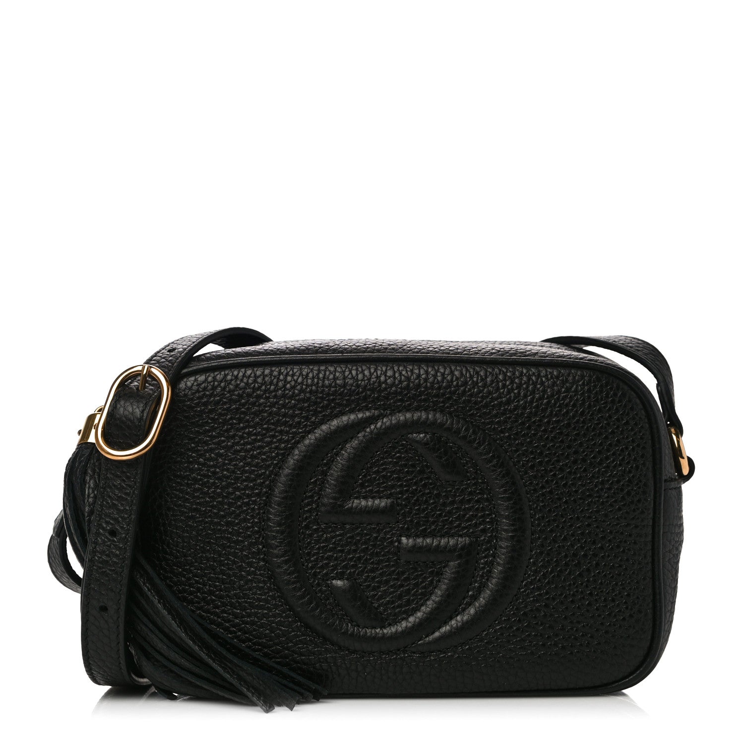 Gucci Pebbled Calfskin Mini Soho Disco Bag Black 1 of 9