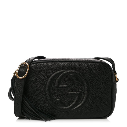 Gucci Pebbled Calfskin Mini Soho Disco Bag Black 1 of 9