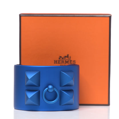 Hermes Aluminium Sunset Collier De Chien CDC Bracelet T2 Bleu Egee 4 of 4