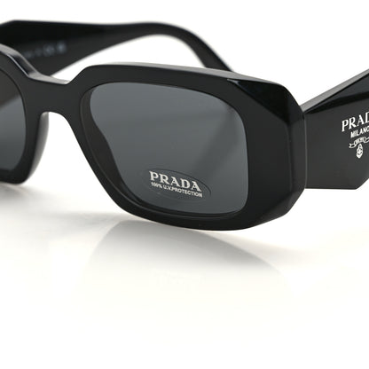 Prada Acetate Symbole Sunglasses SPR 17W Black 5 of 9