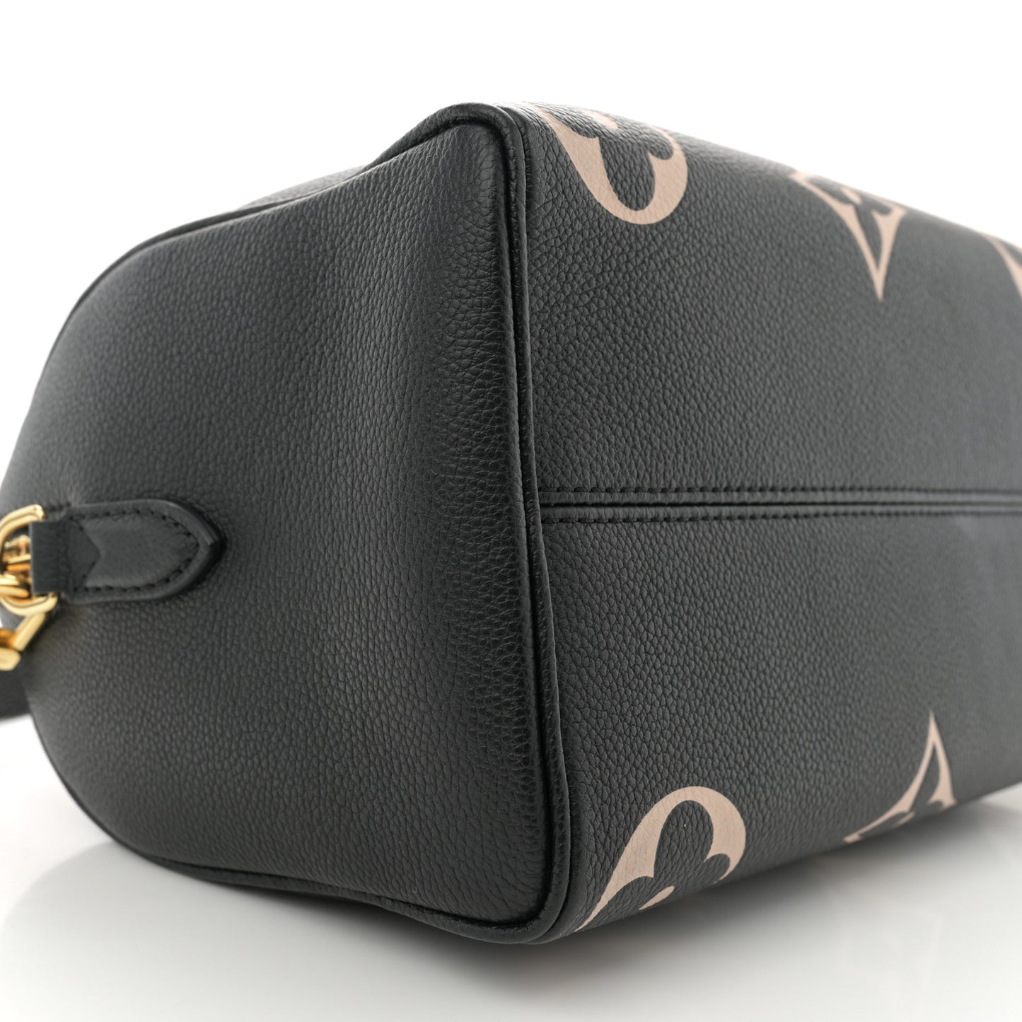 Empreinte Monogram Giant Speedy Bandouliere 25 Black Beige