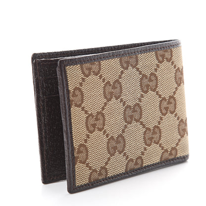 Gucci Monogram Bi-Fold Wallet Dark Brown 2 of 6