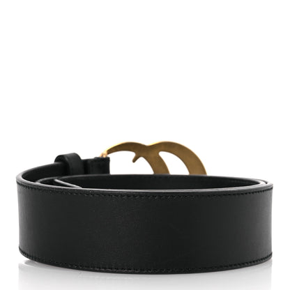 Gucci Calfskin Double G 40mm Belt 80 32 Black 2 of 8
