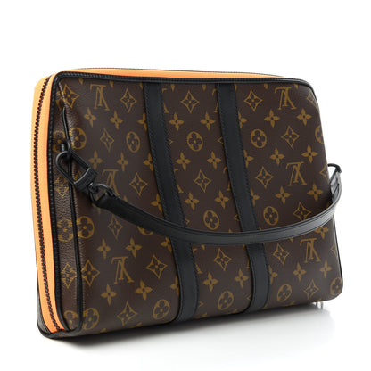 Louis Vuitton Monogram Embroidered Cartoon LV Friends Keepall Pouch 3 of 10