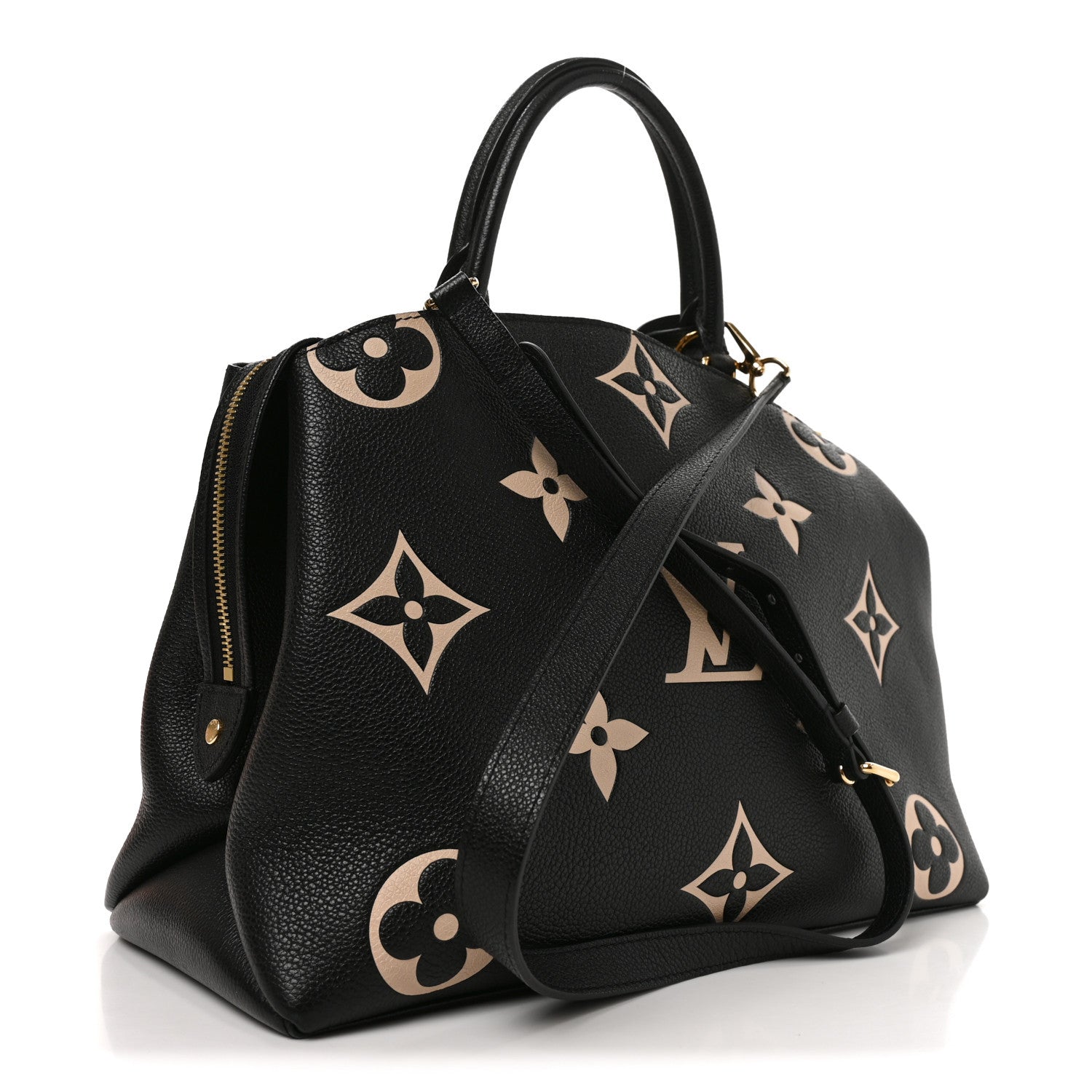 Louis Vuitton Empreinte Monogram Giant Grand Palais Black Beige 2 of 8