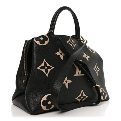 Louis Vuitton Empreinte Monogram Giant Grand Palais Black Beige 2 of 8