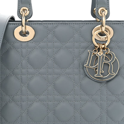 Christian Dior Lambskin Cannage Medium Lady Dior Cloud Blue 8 of 11