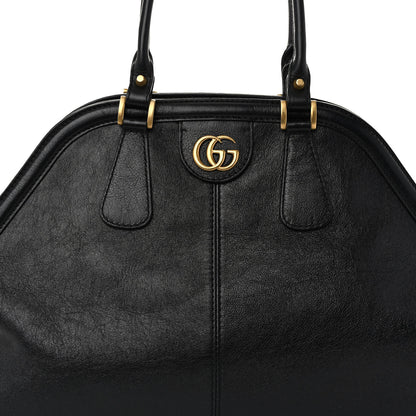 Gucci Calfskin Large Re(Belle) Top Handle Bag Black 7 of 9
