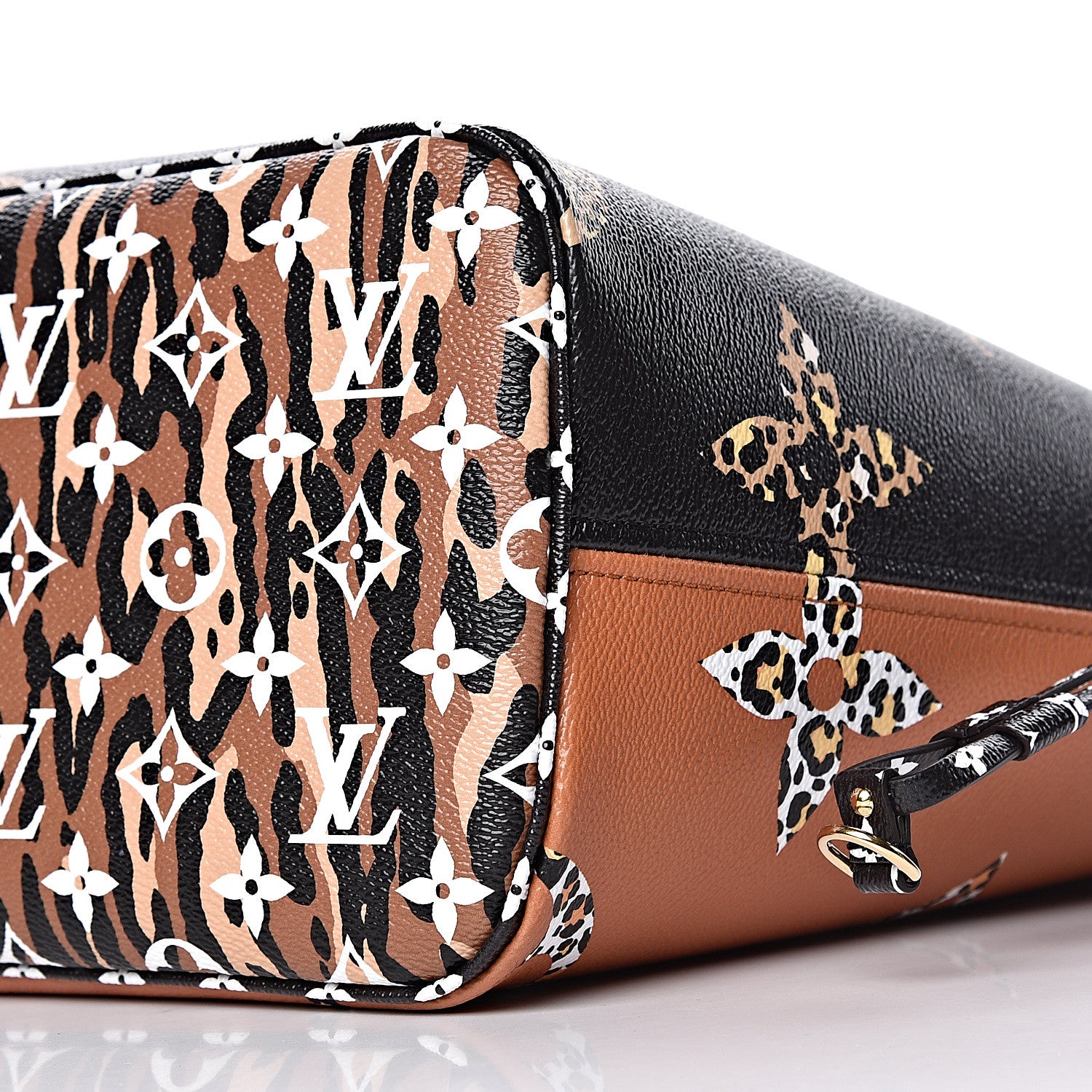 Louis Vuitton Monogram Giant Jungle Neverfull MM Black 10 of 11