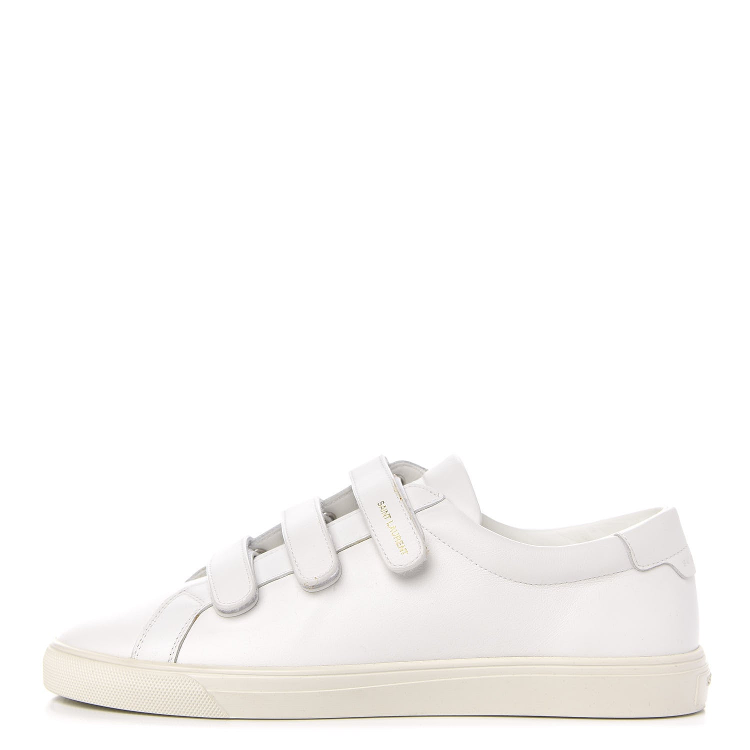 Saint Laurent Calfskin Mens Andy Low Top Sneakers 41 White 1 of 11