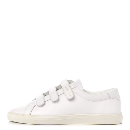Saint Laurent Calfskin Mens Andy Low Top Sneakers 41 White 1 of 11