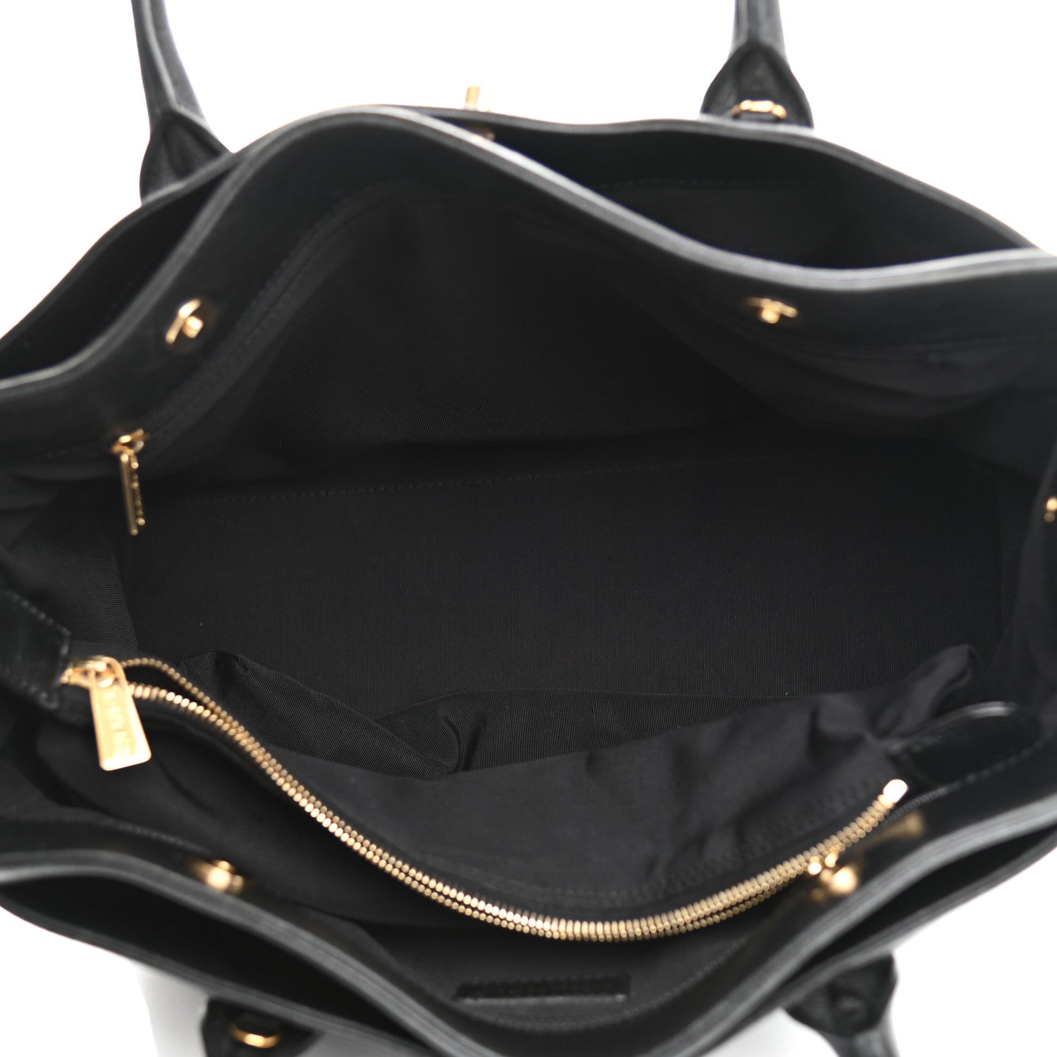 Chanel Calfskin Cerf Executive Shopper Tote Black 5 of 14