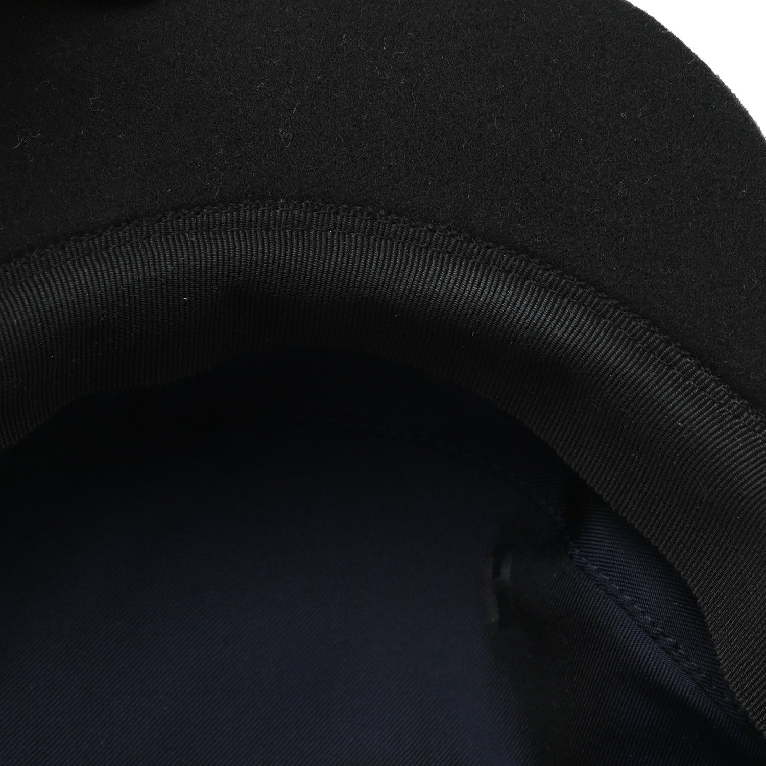 Hermes Cashmere Swift Womens Deauville Cap 57 Black 8 of 8