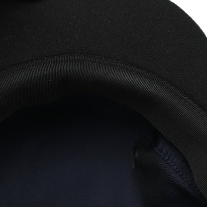Hermes Cashmere Swift Womens Deauville Cap 57 Black 8 of 8