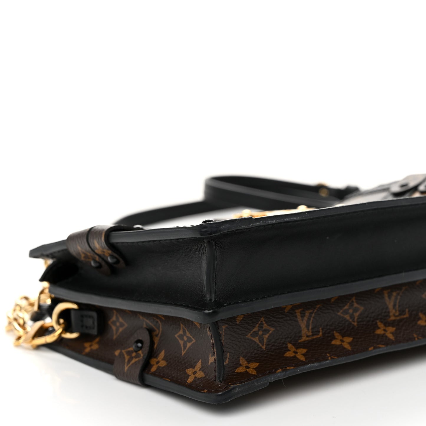 Reverse Monogram Trunk Clutch