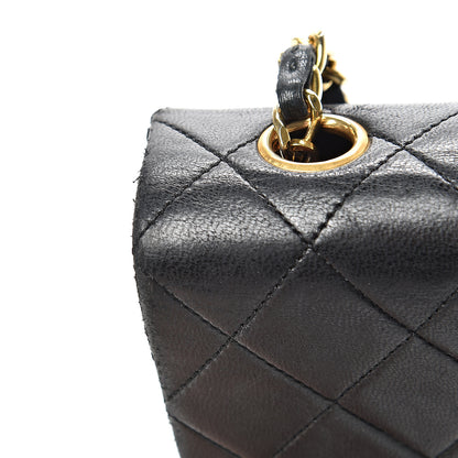 Chanel Lambskin Quilted Mini Square Flap Black 18 of 19