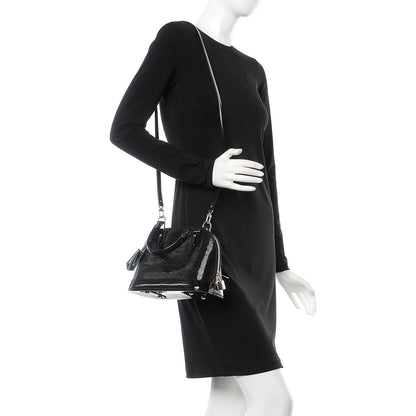 Louis Vuitton Epi Electric Alma BB Black 2 of 9