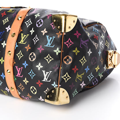 Louis Vuitton Monogram Multicolor Keepall 45 Black 9 of 13