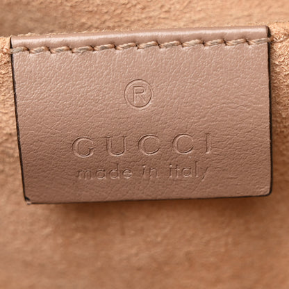 Gucci Calfskin Matelasse Small GG Marmont Chain Shoulder Bag Porcelain Rose 6 of 13
