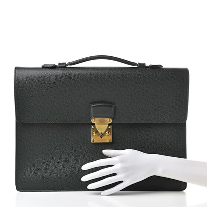 Louis Vuitton Taiga Robusto 1 Compartment Briefcase Epicea 2 of 19