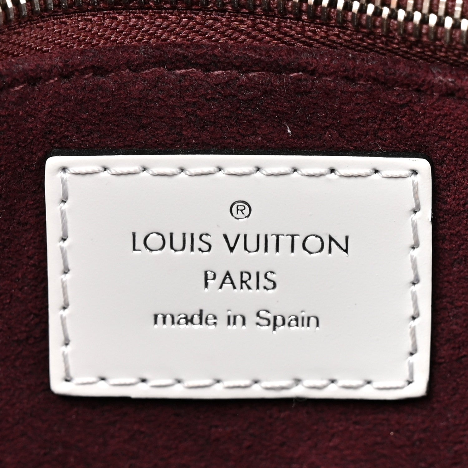 Louis Vuitton Epi Pochette Grenelle White 6 of 9