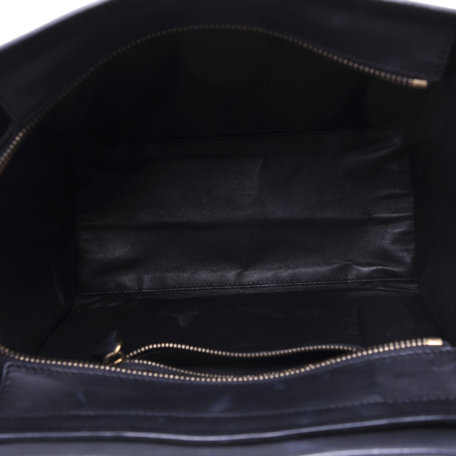 Celine Smooth Calfskin Shrunken Lambskin Micro Tri-Color Luggage White 5 of 14