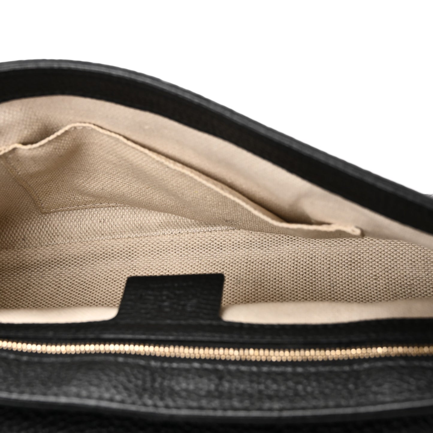 Pebbled Calfskin Medium Soho Flap Crossbody Black