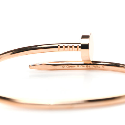 Cartier 18K Pink Gold Juste Un Clou Bracelet 17 4 of 5